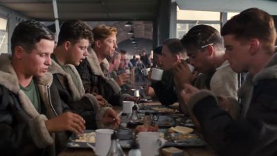 These powdered eggs would gag a buzzard You done with that - Memphis Belle