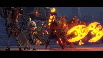 These puny humans are no match for gods. - Maya and the Three
