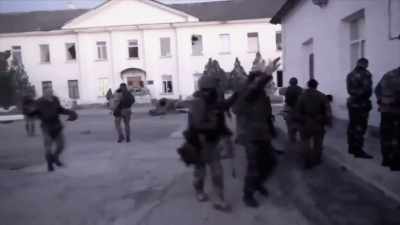 These were Russian security service units - KGB - The Sword and the Shield