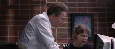 These seizures could be the result
of something else. - Thelma