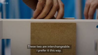 These two are interchangeable.
I prefer it this way. - Close to Vermeer