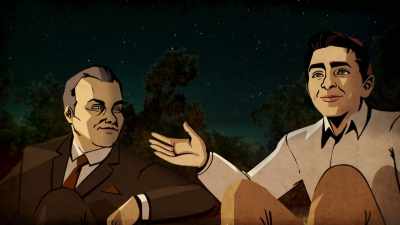 These two fearless scientific
imaginations ventured - Cosmos: Possible Worlds