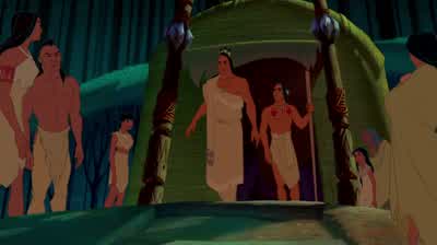 These white men are dangerousNo one is to go near them - Pocahontas