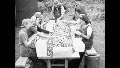 These women were providing the food needed - The Buildings That Fought Hitler