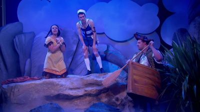 These words shan't be my last as Peter Pan shall save me - Peter Pan Goes Wrong