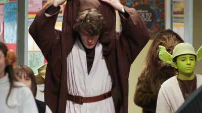 TheStar Wars club
was ready for it, - Schooled