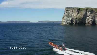 They had a fast boat, modified to
carry a stabilised camera system... - Wild Isles