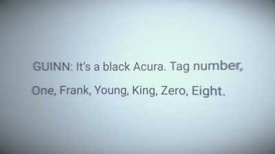 They actually
give the tag number - The Slow Hustle