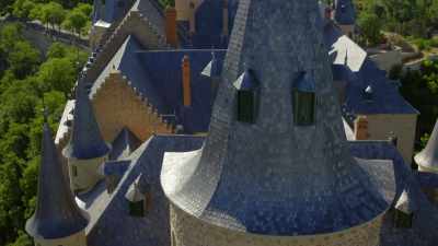 They were added almost 400 years
after the castle was first built - Europe From Above