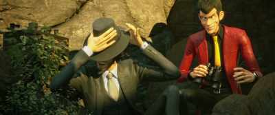 They are heading back to the Swordfish
crash site to look for the diary. - Lupin III: The First