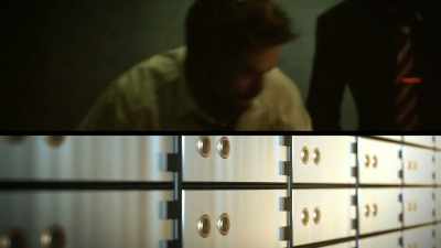 They are opening these boxes, - History's Greatest Heists with Pierce Brosnan