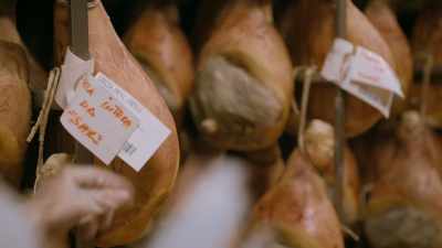 They are skewering the hams - Stanley Tucci: Searching for Italy