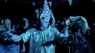 They are very slowly approaching the entrance - Poultrygeist: Night of the Chicken Dead