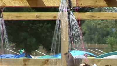 They basically had just
one big communal shower, - Woodstock 99: Peace Love and Rage