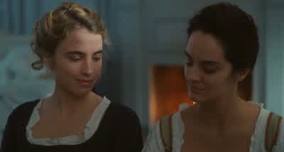 They become agitated. - Portrait of a Lady on Fire