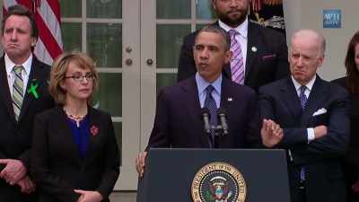 They blocked
common-sense gun reforms, - Obama: In Pursuit of a More Perfect Union
