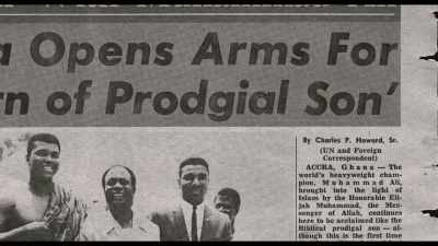 They both had this concern - Blood Brothers: Malcolm X and Muhammad Ali