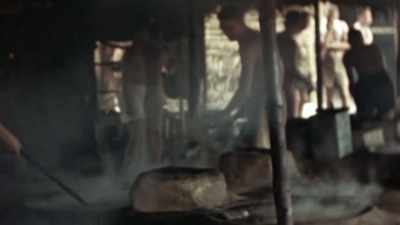 They were brought
here to build a railroad - The Pacific War in Color