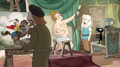 They call it a party barge, - Disenchantment