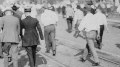 They came across
the rail road tracks, - The Legacy of Black Wall Street