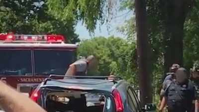 They command the driver
to step down from his perch, - Neighborhood Wars
