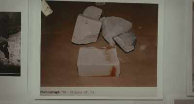 They had compared the five
stones or part bricks that - Murder of God's Banker