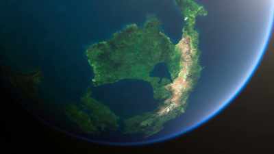 They connected Australia and Antarctica. - Seven Worlds, One Planet