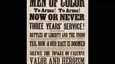 They couldn't up until then. - Frederick Douglass: In Five Speeches