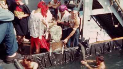 ... They cut your
hair and paint it yellow. - The Pacific War in Color