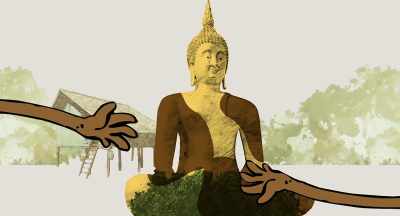 They decided to cover
their golden statue in mud. - The Mindfulness Movement