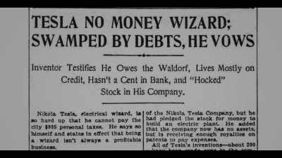 - They did everything in
the power to discredit him - Teslafy Me