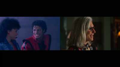 They did have
a leopard print on them, - Thriller 40