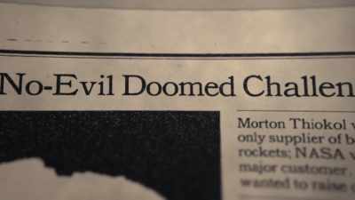 They didn't consider human life, - Challenger: The Final Flight