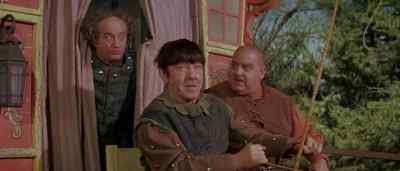 They didn't see us. Turn
around. Go back. Quick. - Snow White and the Three Stooges