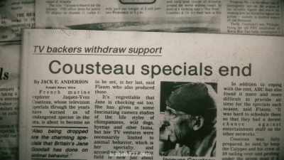 They didn't want him
browbeating the audiences - Becoming Cousteau