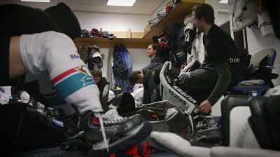 They don't get in the
locker room other than when - Ice Guardians