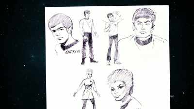 They drew the character, - The Center Seat: 55 Years of Star Trek
