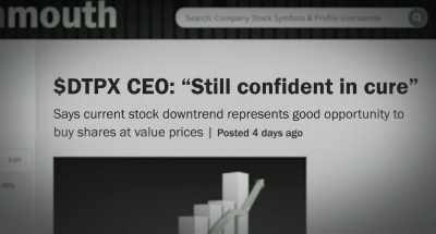 They drove the stock to premium
prices - Trader