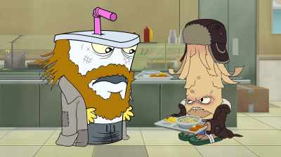 They exist only on this tattoo - Aqua Teen Forever: Plantasm