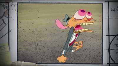 They express themselves
in visually grotesque way. - Happy Happy Joy Joy: The Ren & Stimpy Story