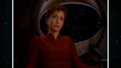 - They were extremely
mindful of writing for a woman. - The Center Seat: 55 Years of Star Trek