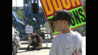 They were famous
for their pickets - Louis Theroux: Life on the Edge