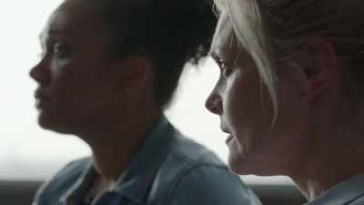 They were fighting
at the funeral. - London Kills