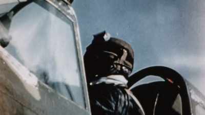 THEY FIRE UP 9 BOMBERS,
12 FIGHTERS, AND 100 MEN. - The Pacific War in Color
