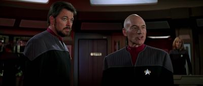 They were firing at the surface Location - Star Trek: First Contact