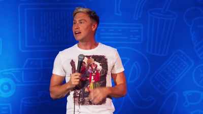 They flew from his mouth.
They soared into our heart. - Russell Howard: Recalibrate