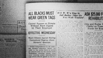 They were forced to wear
green identification badges. - The Legacy of Black Wall Street