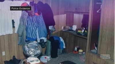  - They found bloody clothing,
 some ammunition, - Mastermind of Murder