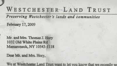 They found out that a
conservation easement - Trees and Other Entanglements