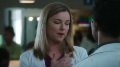 They found something
small on her lung. - The Resident
